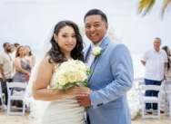 Elopement Yolin i Pedro na prywatnej plaży